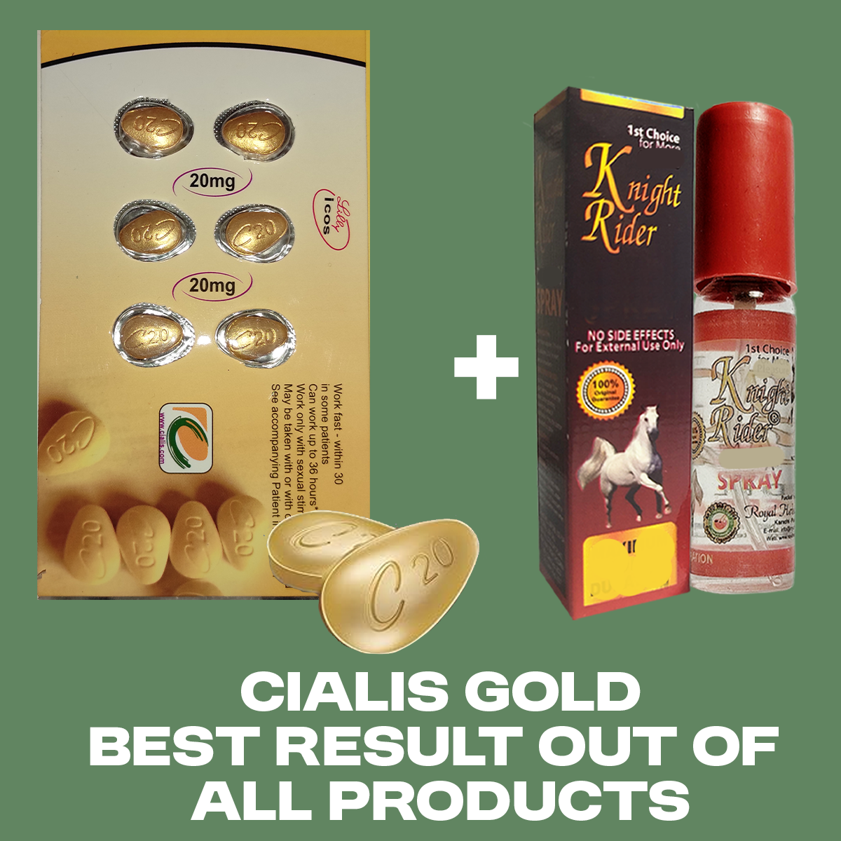 Cialis Gold Tablets + KR Spray